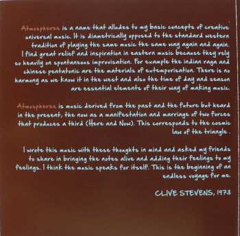 CD Atmospheres: Atmospheres Featuring Clive Stevens & Friends