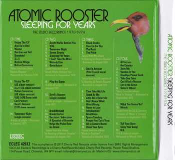 4CD Atomic Rooster: Sleeping For Years (The Studio Recordings 1970-1974)