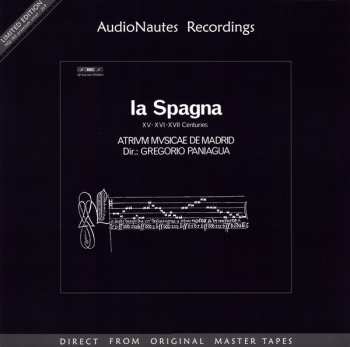 2LP Atrium Musicae De Madrid: La Spagna, Music From The XV, XVI, And XVII Centuries LTD