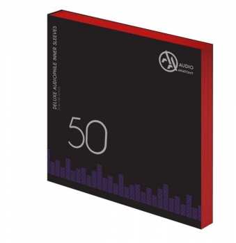 Audiotechnika Audio Anatomy Vnitřní antistatické obaly Deluxe Audiophile Červené 50ks