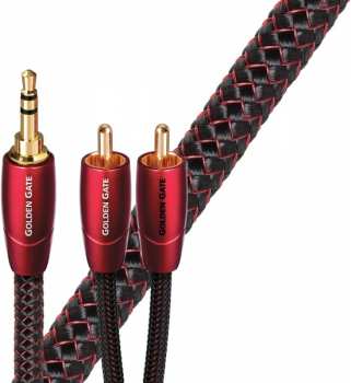 Audiotechnika Audioquest Golden gate JR - audio kábel 3,5 jack - 2 x RCA