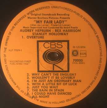 LP Audrey Hepburn: My Fair Lady - Soundtrack
