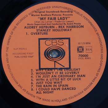 LP Audrey Hepburn: My Fair Lady