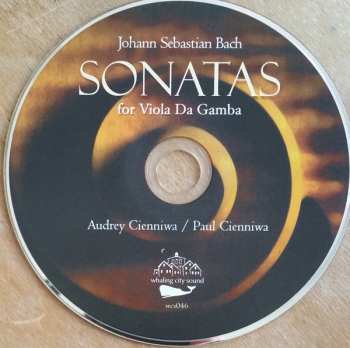 CD Paul Cienniwa: Bach: Sonatas For Viola Da Gamba
