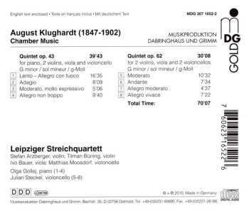 CD August Klughardt: Piano Quintet / String Quintet