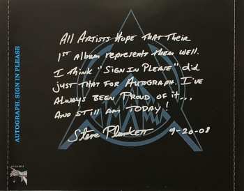 CD Autograph: Sign In Please