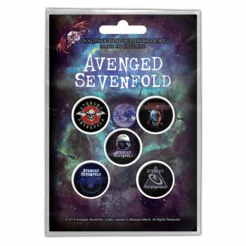 Merch Avenged Sevenfold: Kitűző készlet The Stage 