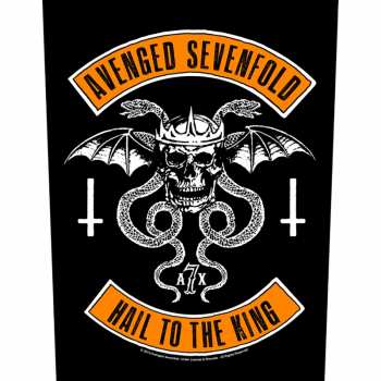 Merch Avenged Sevenfold: Hátfelvarró Biker 