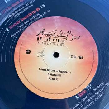 2LP Average White Band: On The Strip, The Sunset Sessions CLR