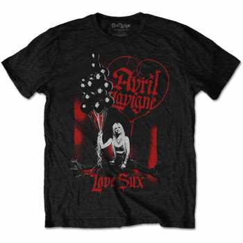 Merch Avril Lavigne: Póló Love Sux Balloons