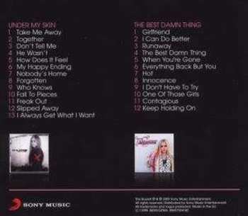 2CD/Dobozkészlet Avril Lavigne: Under My Skin / The Best Damn Thing