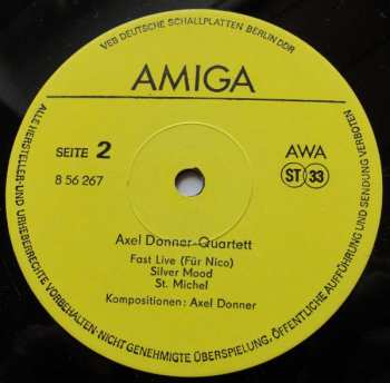 LP Axel Donner Quartett: Axel Donner Quartett