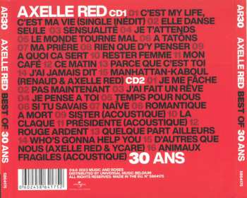 2CD Axelle Red: AR30 (Best Of 30 Ans)