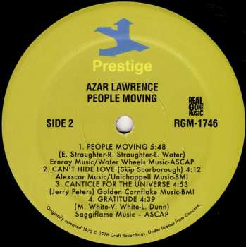 LP Azar Lawrence: People Moving