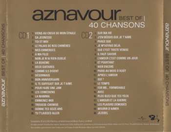 2CD Charles Aznavour: Best Of | 40 Chansons