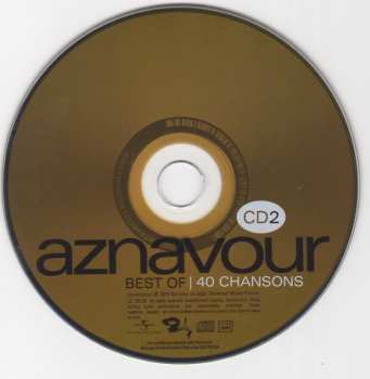 2CD Charles Aznavour: Best Of | 40 Chansons