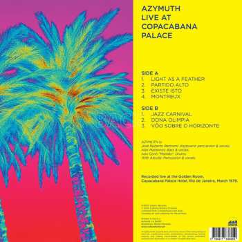 LP Azymuth: Live At The Copacabana Palace CLR | LTD