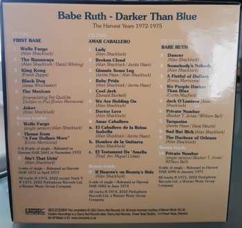 3CD/Dobozkészlet Babe Ruth: Darker Than Blue (The Harvest Years 1972-1975)