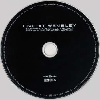 CD Babymetal: Live At Wembley