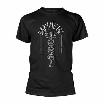 Merch Babymetal: Póló Skull Sword