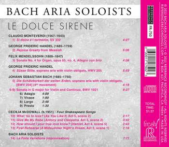 CD Bach Aria Soloists: Le Dolce Sirene