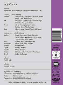 DVD Johann Sebastian Bach: Erfreut Euch, Ihr Herzen