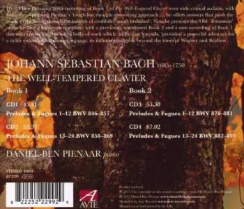 4CD/Dobozkészlet Johann Sebastian Bach: Bach: The Well-Tempered Clavier, Books 1 & 2