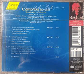 CD Bach-Ensemble: Cantatas BWV 65-67