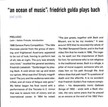 CD Johann Sebastian Bach: Gulda Plays Bach