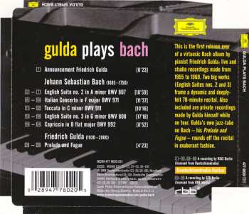 CD Johann Sebastian Bach: Gulda Plays Bach