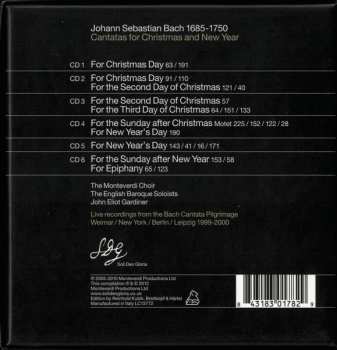 6CD/Dobozkészlet Johann Sebastian Bach: Bach Cantatas For Christmas