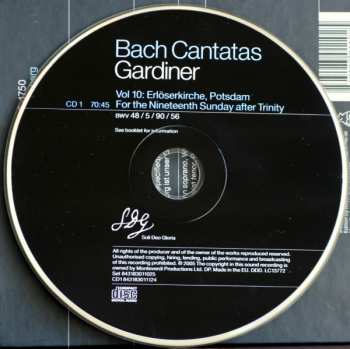 2CD Johann Sebastian Bach: Cantatas Vol. 10: Potsdam / Wittenberg