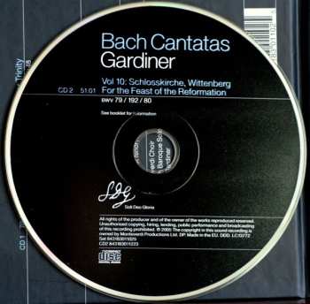 2CD Johann Sebastian Bach: Cantatas Vol. 10: Potsdam / Wittenberg