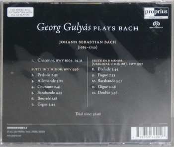 SACD Johann Sebastian Bach: Georg Gulyás plays Bach