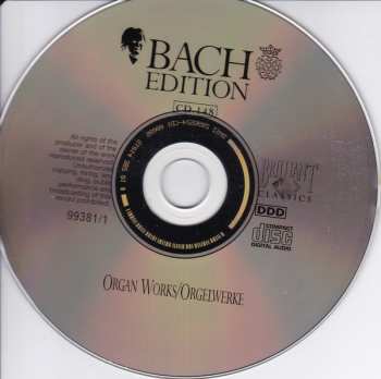 9CD/Dobozkészlet Johann Sebastian Bach: Organ Works Vol. II = Orgelwerke Vol. II