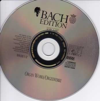 9CD/Dobozkészlet Johann Sebastian Bach: Organ Works Vol. II = Orgelwerke Vol. II