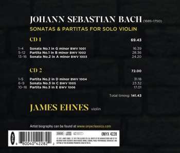 2CD Johann Sebastian Bach: Sonatas And Partitas For Solo Violin