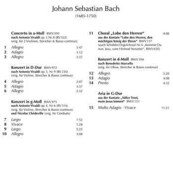 CD Johann Sebastian Bach: Bach - Anders: Barocker Glanz Aus Sachsens Residenz