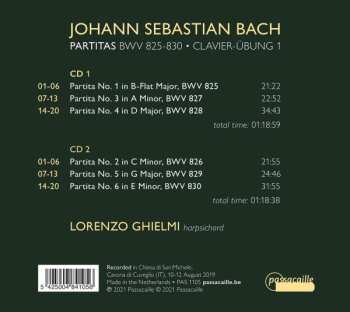 2CD Johann Sebastian Bach: Partitas BWV 825-830