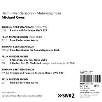 CD Johann Sebastian Bach: Metamorphosis