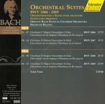 2CD Johann Sebastian Bach: Orchestral Suites