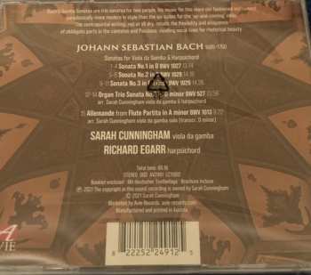 CD Johann Sebastian Bach: Bach: Sonatas For Viola Da Gamba & Harpsichord