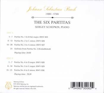 2CD Johann Sebastian Bach: The Six Partitas