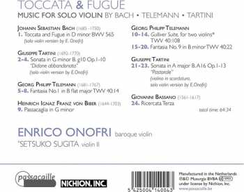 CD Johann Sebastian Bach: Toccata & Fugue (Music For Solo Violin)
