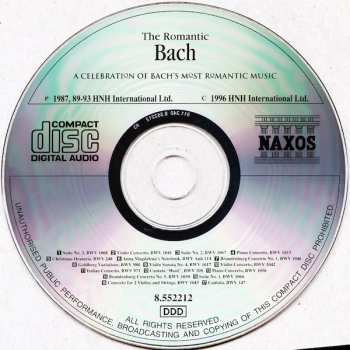 CD Johann Sebastian Bach: The Romantic Bach (A Celebration Of Bach's Most Romantic Music)
