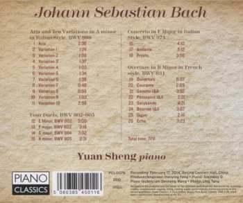 CD Johann Sebastian Bach: Italian Concerto; French Overture; 4 Duets; Aria & 10 Variations In Italian Style