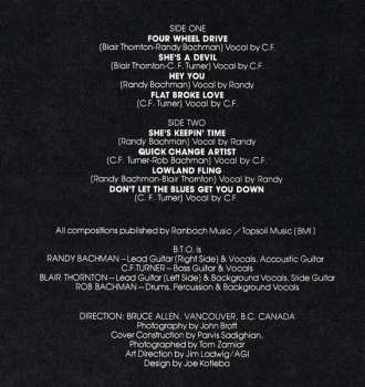 LP Bachman-Turner Overdrive: Four Wheel Drive