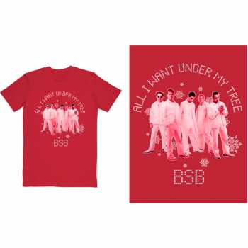 Merch Backstreet Boys: Póló All I Want Xmas 