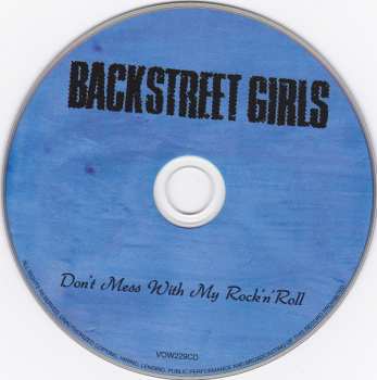 CD Backstreet Girls: Don't Mess With My Rock'n'Roll