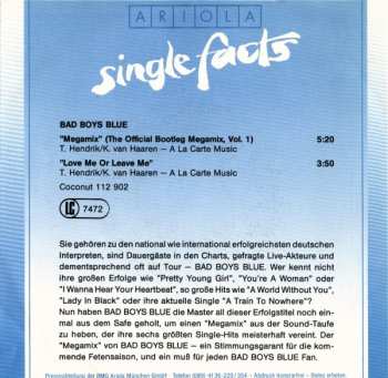 SP Bad Boys Blue: Mega-Mix Vol. 1 (The Official Bootleg Megamix, Vol. 1)